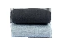 Support stockings in a set of 2, black and anthracite, size 45-47