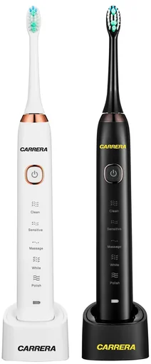 "Electric sonic toothbrush "Smilecare", black image"