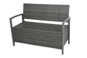 Garden bench "Ferrara" coffee