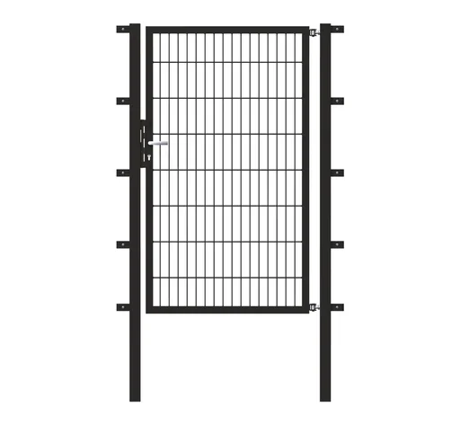 "Single gate Flexo with accessories, anthracite/ width 100 cm, height 120 cm image"