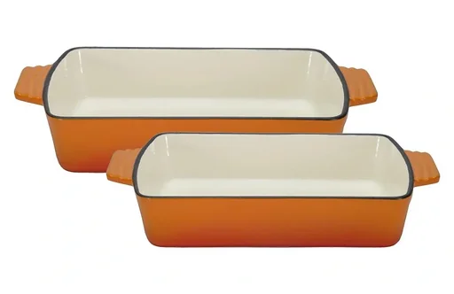 "Casserole dish, approx. 2.8 l, orange shaded cast iron image"