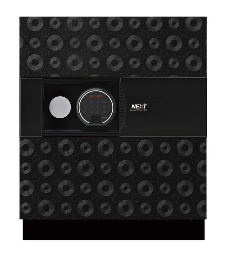 "NEXT document protection safe, external dimensions 780 x 500 x 550 mm, black image"