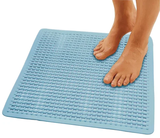 "Shower mat blue, 52 x 52 cm image"