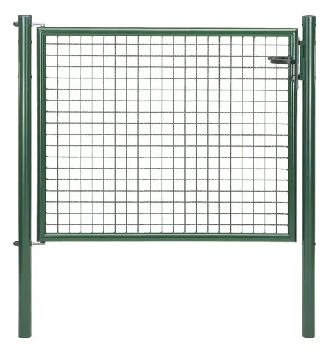 "Corrugated mesh single gate, green, width 125 cm, height 150 cm image"