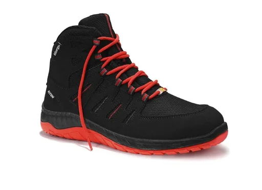 "MADDOX black-red Mid ESD S3 safety lace-up boots size 38 image"