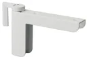 Mini door closer, white, attachable without drilling