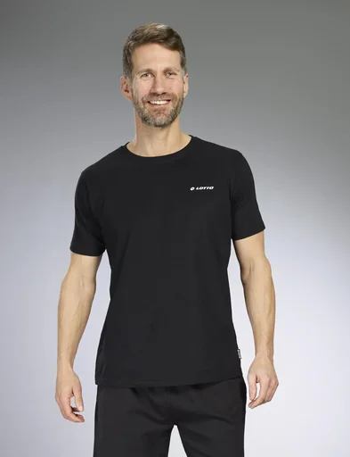 "T-shirts in a double pack, color black, size 2XL image"