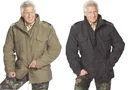 US Field Jacket M65, color black, size 5XL