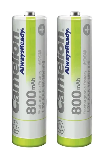 "NiMH Micro (AAA) V-battery with 800 mAh - 2 pieces image"