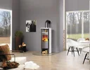 Fireplace Opera-B Grande (5 kW) natural stone, continuous burning, automatic