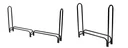 Firewood Firewood Rack 126x25x118 cm Black