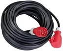 CEE extension cable 10 m, heavy rubber cable H07RN-/ 5G1.5 mm²