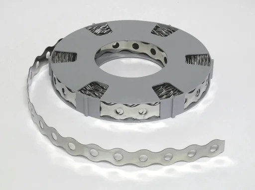 "Perforated tape 19 mm x 10 m with plastic coating image"