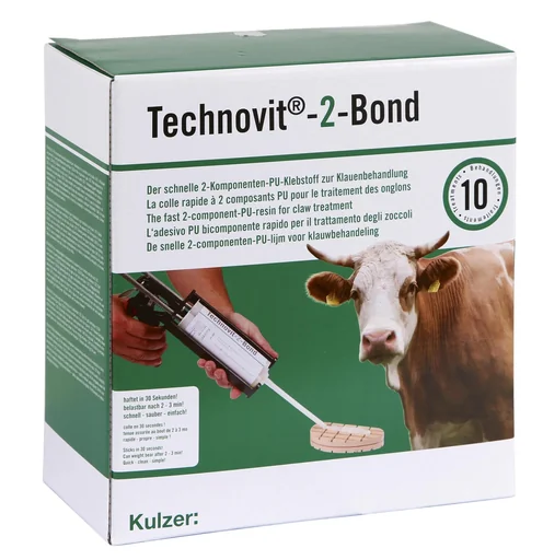 "Claw and hoof treatment 2-Bond starter set, with dosing gun image"