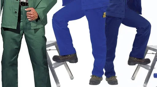 "Work trousers, royal blue, size 102 image"