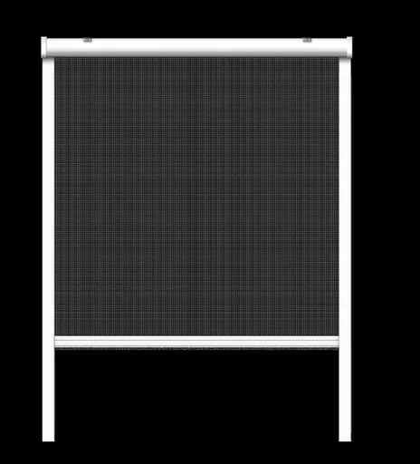 "Insect screen roller blind for windows, white, 160 x 160 cm image"