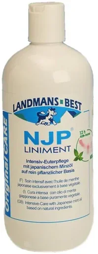 "Udder care product NJP Liniment 2500 ml dosing bottle image"