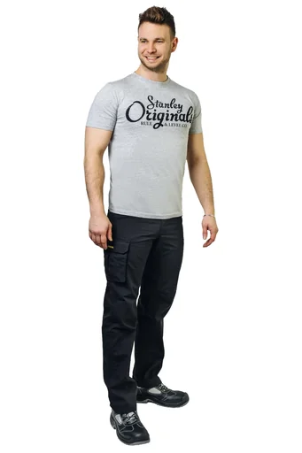 "Work trousers color black, size M image"