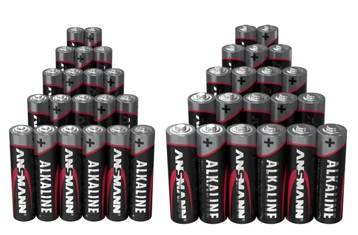 "Alkaline batteries - 20 x Micro (AAA) and 20 x Mignon (AA) image"