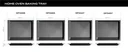 Oven and baking plate, baking tray, deep, 447 x 370 x 30 mm
