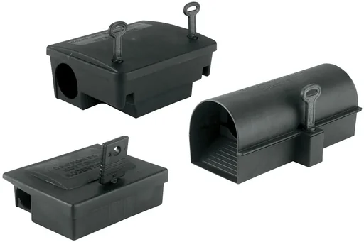 "Bait station "BlocBox PETI" for mice, 12.5 x 9.5 x 4.5 cm image"