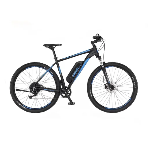 "Unisex E-Bike MTB, 29 inches, frame size 51 cm, 10-speed derailleur, matte black, MONTIS EM 1724 image"