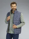 Vest with zipper, color blue, size M
