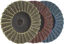 TRIMFIX Fleece Flap sanding disc, 125 x 22.2 mm, 1FOR2 extra coarse, K40