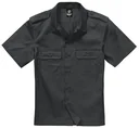 US shirt, short sleeve, color black, size M