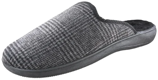 "Slipper, color gray checked, size 40 image"