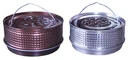 Insect spiral holder made of metal, bronze-colored, including 10 insect spirals