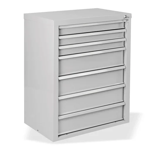 "Drawer cabinet / tool cabinet mammut, 7 drawers, RAL 7035 image"