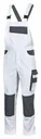 Dungarees EXTREME, white-grey, size XXL