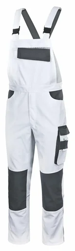 "Dungarees EXTREME, white-grey, size XXL image"