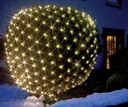 LED light net 3x3 meters, 200 cold white LEDs