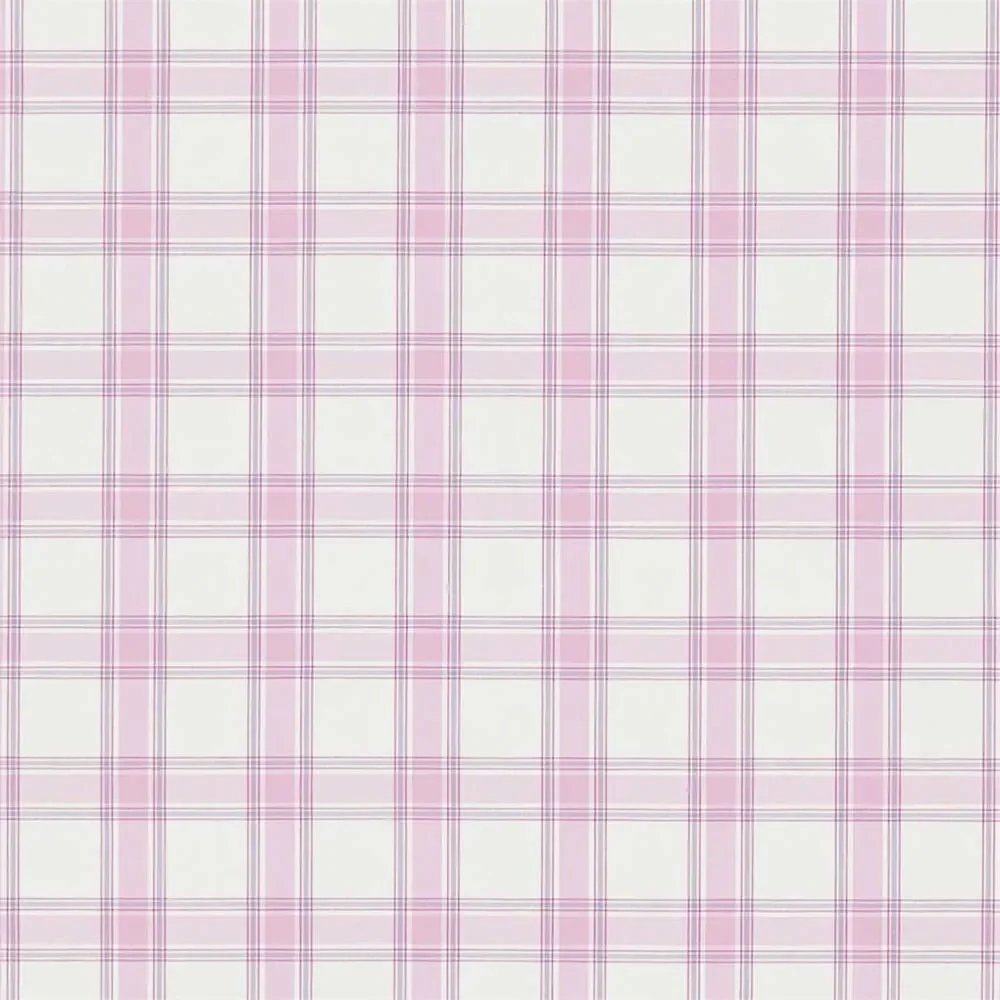 "Little Sanderson Abracazoo ruitjesstof Brighton roze lila image"