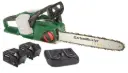 Set accukettingzaag + 2 x 4 Ah accu's + dubbele snellader