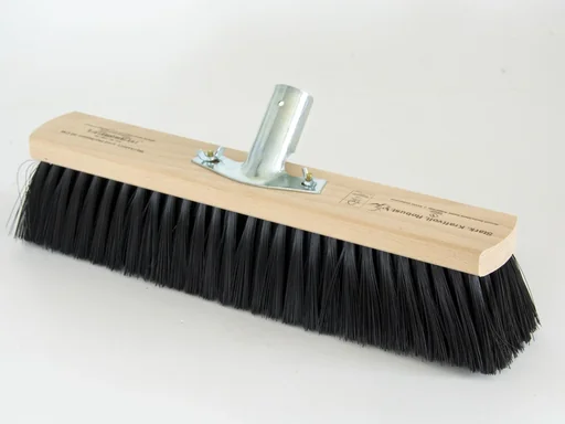 "Professional workshop and hall broom with synthetic bristles, 80 cm image"