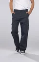Cotton twill cargo pants, blue/grey, size 25