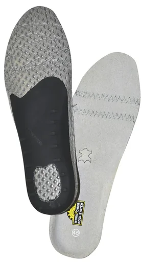 "Leather insole, color black/grey, size 45 image"
