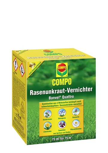 "Lawn weed killer Banvel Quattro - 75 ml image"