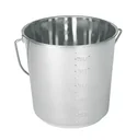 Stainless steel bucket 5.7 l, 20 cm high