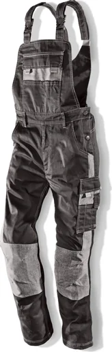 "NITRO work dungarees, black-grey, size S image"
