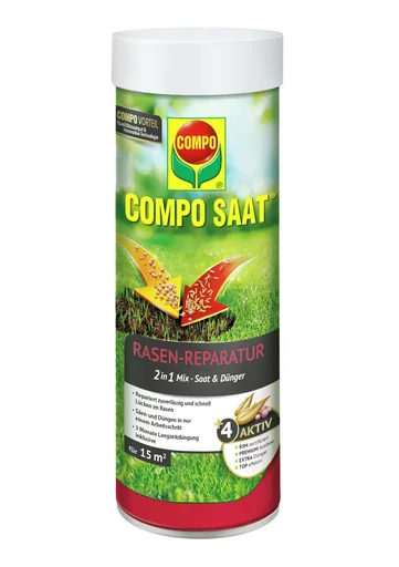 "Lawn Repair Mix Seed & Fertilizer 1200 g, for 50 m² image"