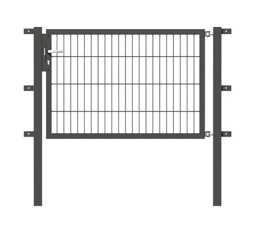 "Single gate Flexo, anthracite, width 125 cm, height 140 cm image"