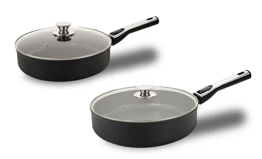 "High-rimmed pan with removable handle, diameter 26 cm image"