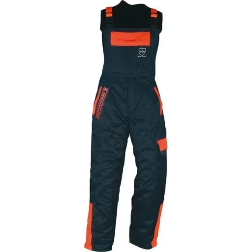 "Cut-resistant dungarees, black, size 48 image"