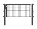 Single gate Flexo with accessories, anthracite/ width 150 cm, height 160 cm