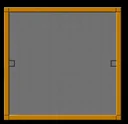 Insect screen window PLUS with aluminum frame, color brown, 130 x 150 cm