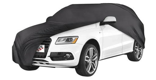 "Car cover Indoor Soft, car cover SUV size XL black image"